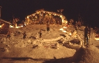 Capannuccia con neve